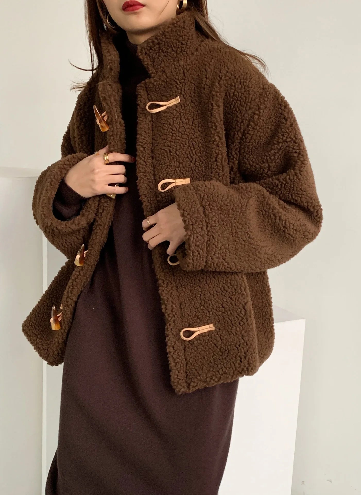 Women’s Winter Plush Toggle Jacket