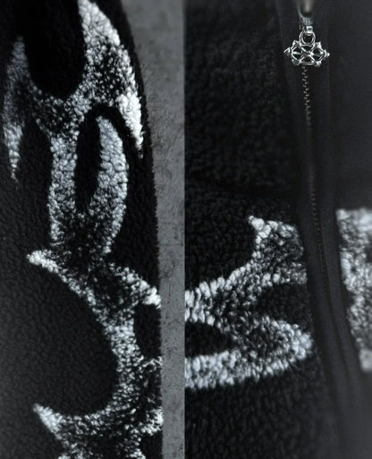 Trendy Oversized Unisex Polar Ceket Hoodie Soft Fleece Lining Winter Jacket for Men Women