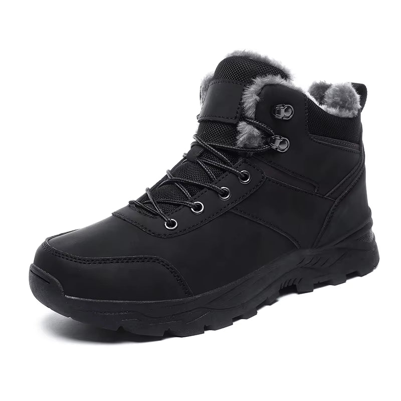 Snow Boots Men Winter Boots Keep Warm Plush Boots Hiking Boots Men Casual Shoes Men Mountain Snow Boots