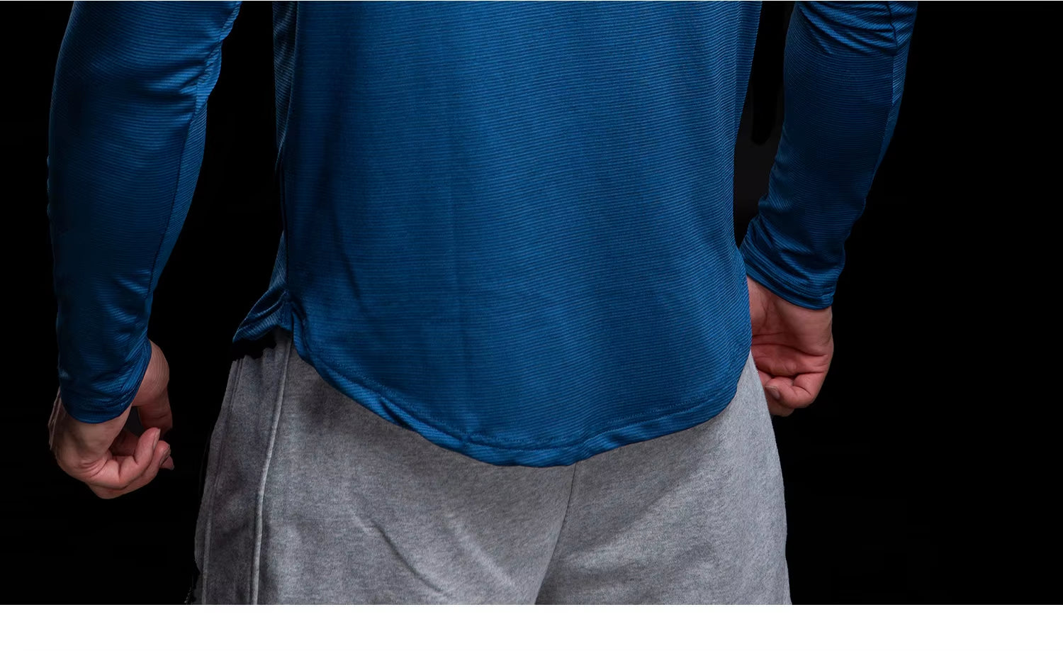 Hooded compression gym wear designed for comfort and performance during workouts