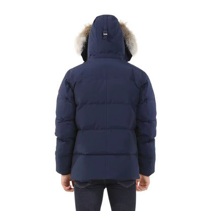 Wholesale Canada Puffer plus Size Coat down Panded Goose Men Winter Jacket with Fur Hooded