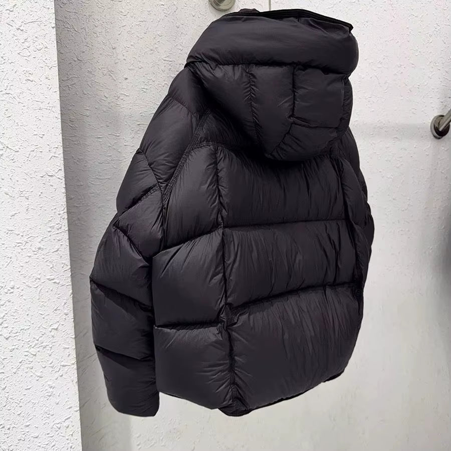 Hooded Casual Short Cotton Jacket for Women in Winter, Small Stature, Thick and Fashionable Temperament, Warm down Jacket