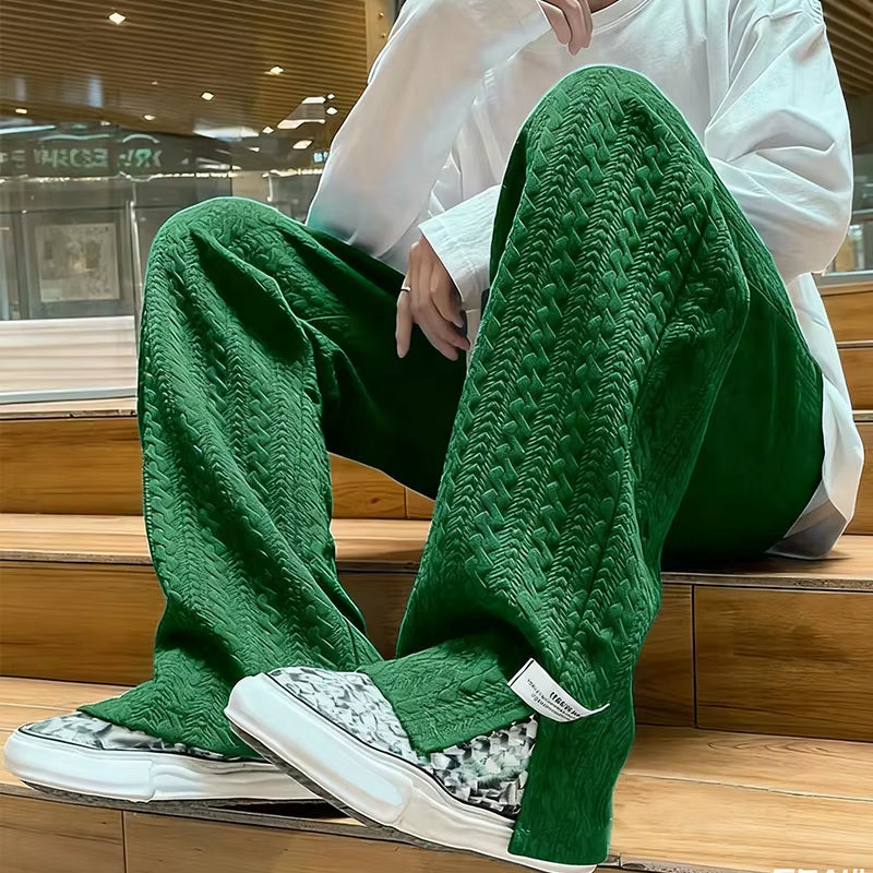 Men'S Baggy Pants Sportswear Autumn Winter Male Trousers Gyms Hip Hop Tracksuit Black Pant Casual Fashion Joggers Sweatpants Men