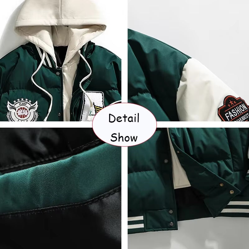 Plus 6XL Winter Men Outdoor Windbreak Warm Travel Jacket Men Autumn Hooded Casual Fashion Sport Brand Loose Jacket Male Coat Top