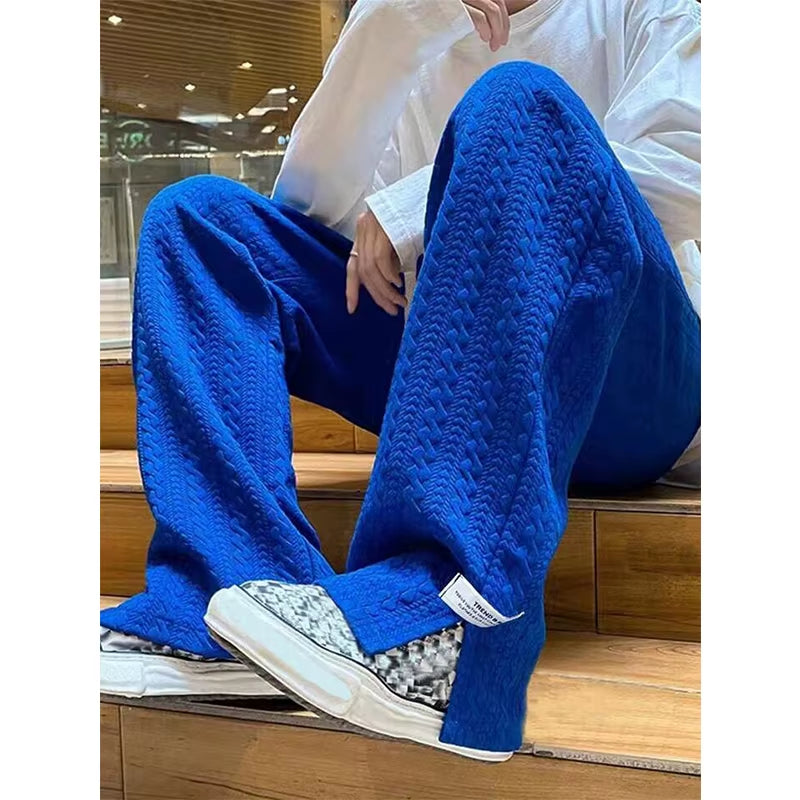 Men'S Baggy Pants Sportswear Autumn Winter Male Trousers Gyms Hip Hop Tracksuit Black Pant Casual Fashion Joggers Sweatpants Men