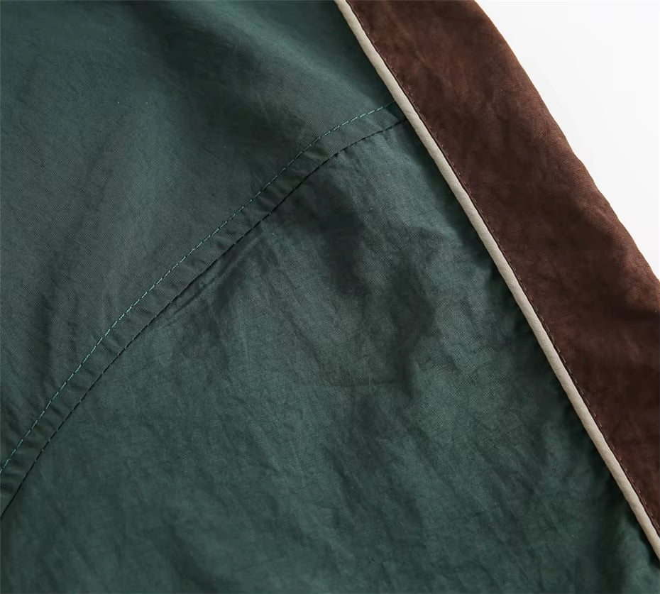 Vintage Patchwork Jackets Windbreaker Men Harajuku Casual Outdoor Jacket Mens Clothing Streetwear Hip Hop Spring New Jackets