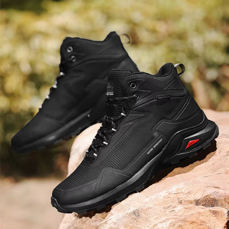 Men Winter Boots Snow Hiking Sneakers Water Resistant Mid Ankle Work Casual Hiker Trekking Outdoor anti Slip Waterproof Shoes