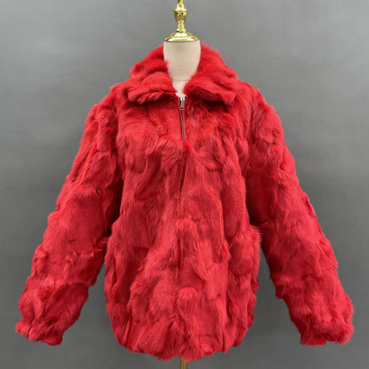 High Quality Winter Trend Outdoor Windbreaker Fur Jacket for Men