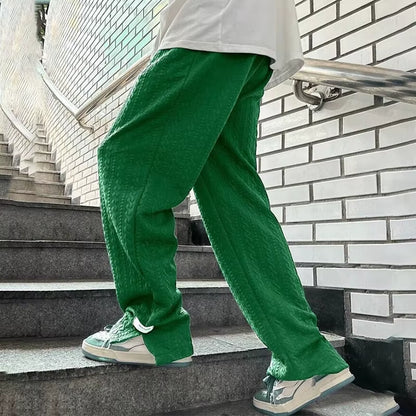 Men'S Baggy Pants Sportswear Autumn Winter Male Trousers Gyms Hip Hop Tracksuit Black Pant Casual Fashion Joggers Sweatpants Men