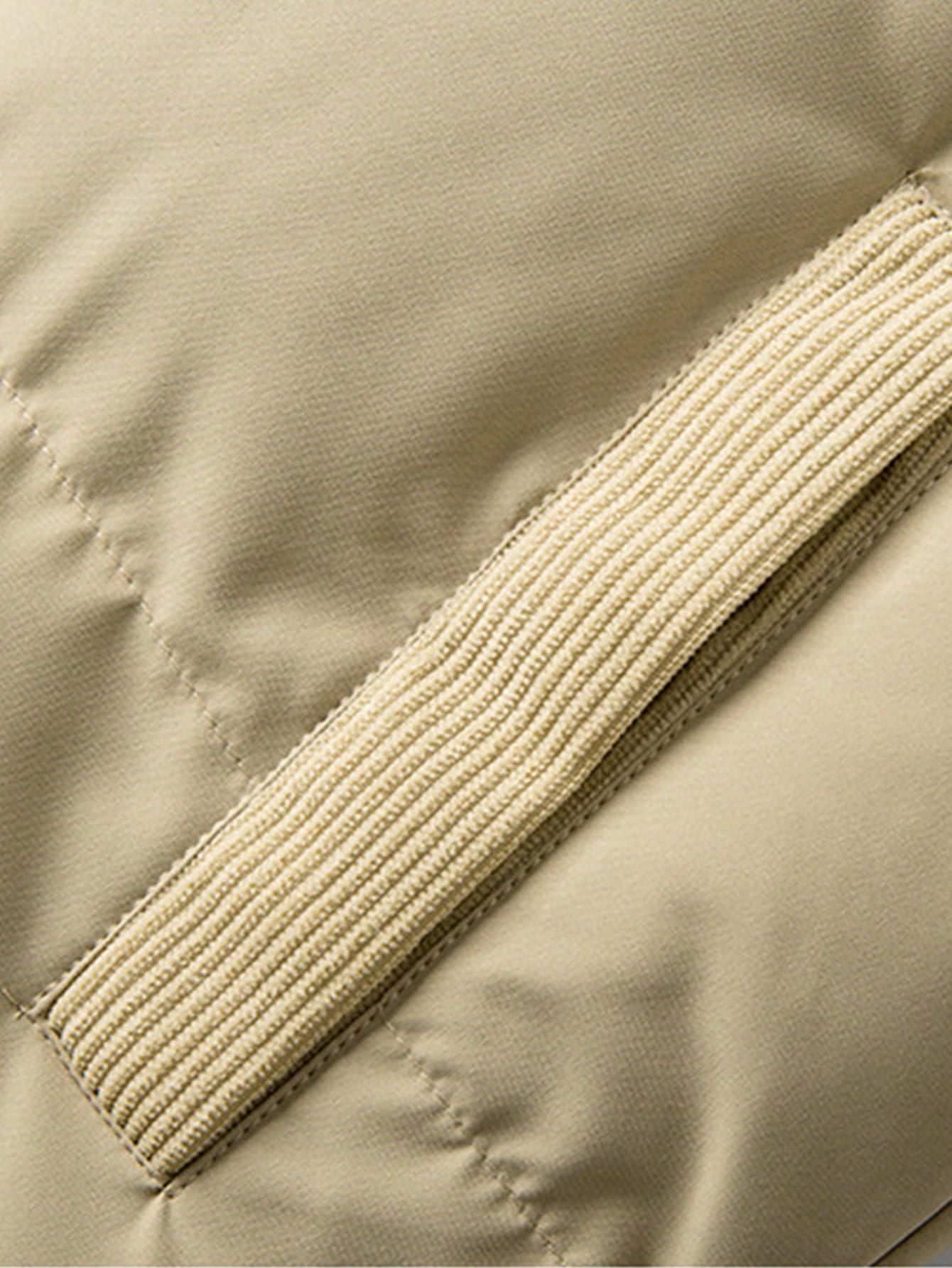 Manfinity Homme Men'S Solid Color Minimalist Everyday Long Sleeve Stand Collar Padded Coat Men Jacket Winter Jackets for Men Winter Clothes Cropped Men Jacket Mens Outerwear Streetwear Jacket Bubble Coat Men