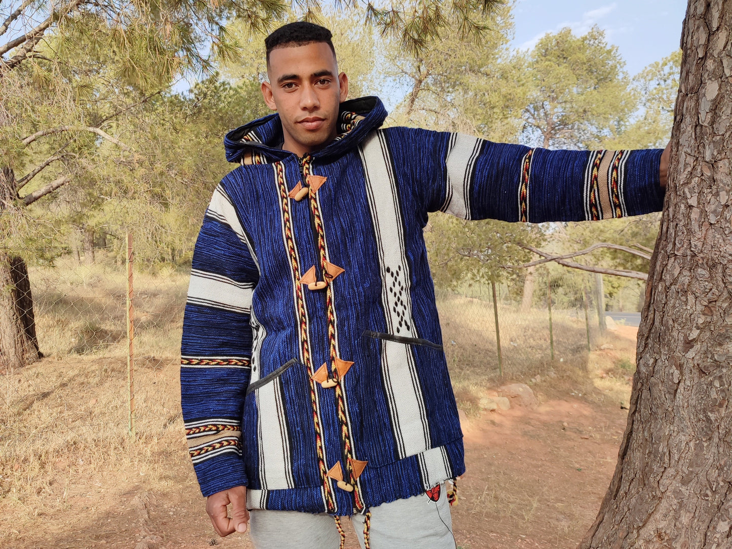 Berber Warm Jacket, Winter Jacket, Bohemian Style, Moroccan Jacket, Handmade Jacket, Vintage Hoodie, Soft Jacket, Cozy Djallaba,Cozy Jabador
